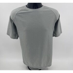Champion Shirt Men's Large‎ Vapor Performance Activewear Gray Tee